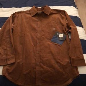 Brixton porter L/S waffle corduroy